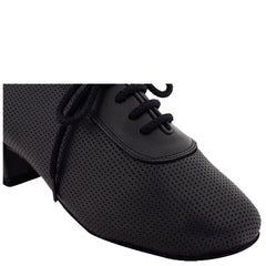 1001-AN (UPGRADED) WOMEN BALLROOM PRACTICE SHOES IN LEATHER