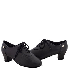 1001-AN (UPGRADED) WOMEN BALLROOM PRACTICE SHOES IN LEATHER