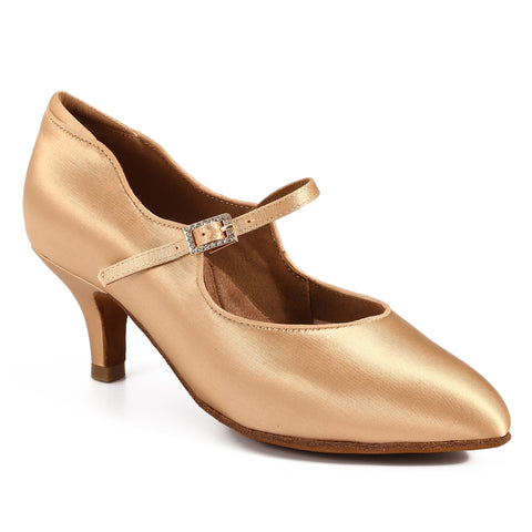 5031-L WOMEN CLOSED TOE BALLROOM/ SMOOTH SHOES W/ LATEX PADDING BY LIBERTY DANCE